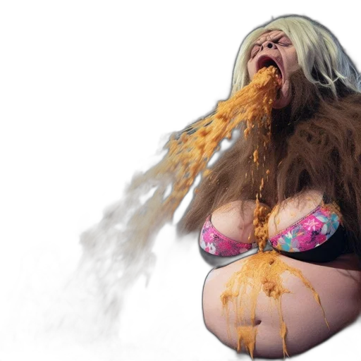 food, creature, hair, concept art transparent PNG cut-out