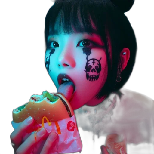 food, creature, face, mask transparent PNG cut-out