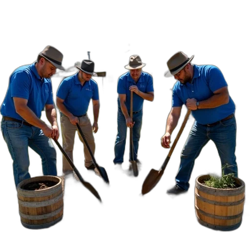 staff, hat, weapon, 3d render transparent PNG cut-out