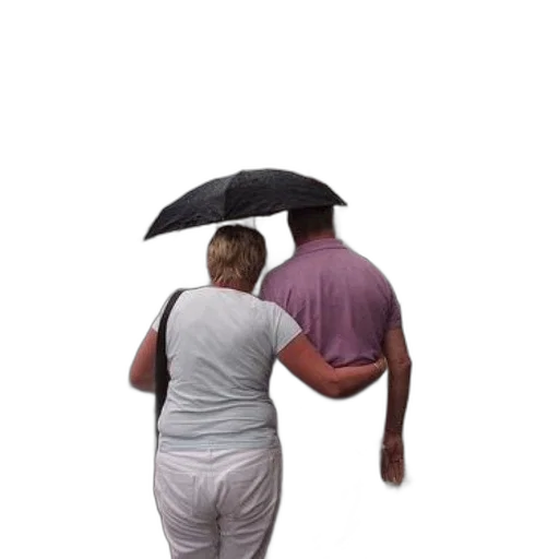 umbrella, hat, staff, jacket transparent PNG cut-out