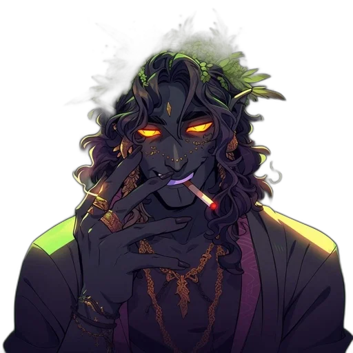 mask, staff, crown, creature transparent PNG cut-out