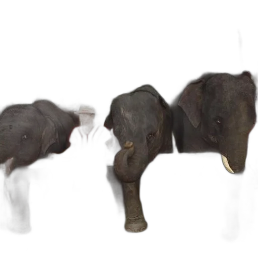 animal, staff, creature, 3d render transparent PNG cut-out