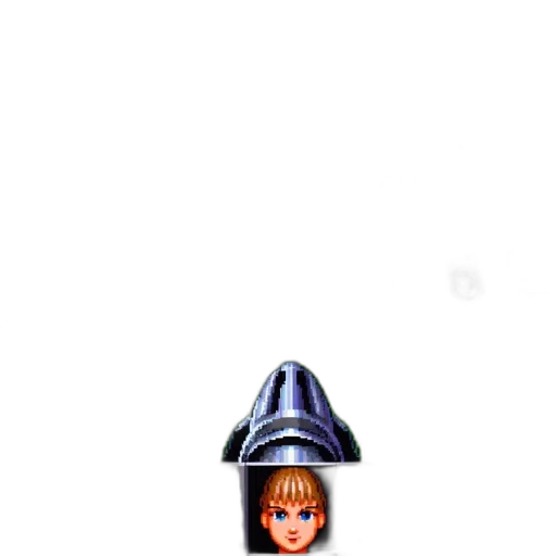 hat, crown, staff, robot transparent PNG cut-out