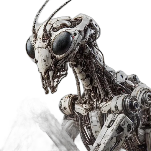 robot, creature, animal, dragon transparent PNG cut-out
