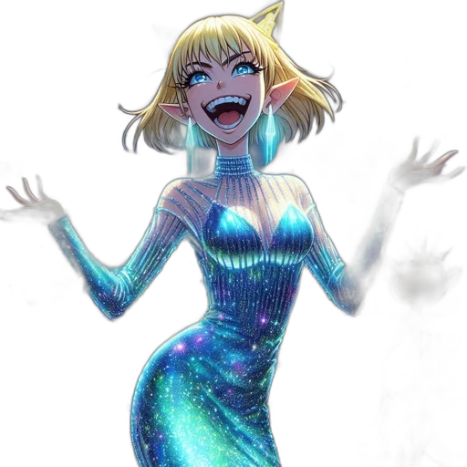 dress, concept art, cartoon, anime transparent PNG cut-out