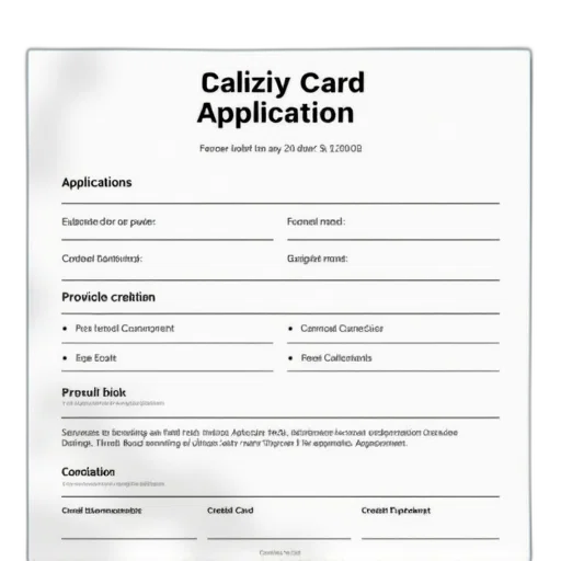 credit, card, application, template transparent PNG cut-out