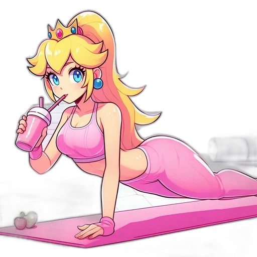 dress, weapon, vaporwave, pixel art transparent PNG cut-out