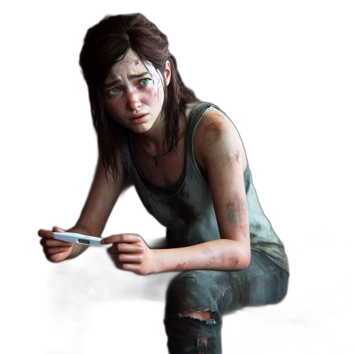 face, weapon, concept art, photorealistic transparent PNG cut-out