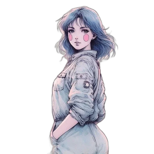 jacket, dress, robot, weapon transparent PNG cut-out