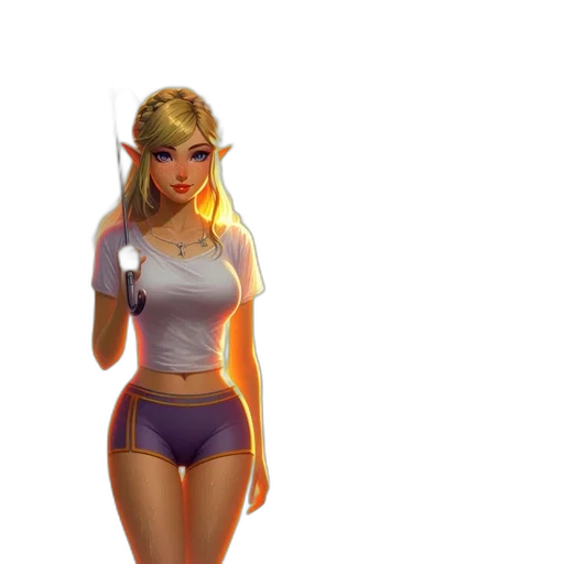 staff, dress, fantasy art, concept art transparent PNG cut-out