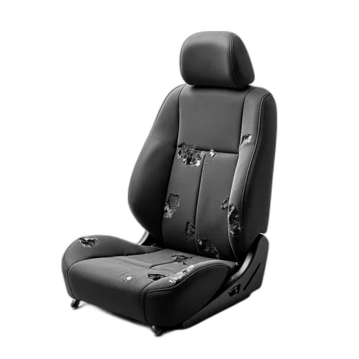 furniture, car, black, white transparent PNG cut-out