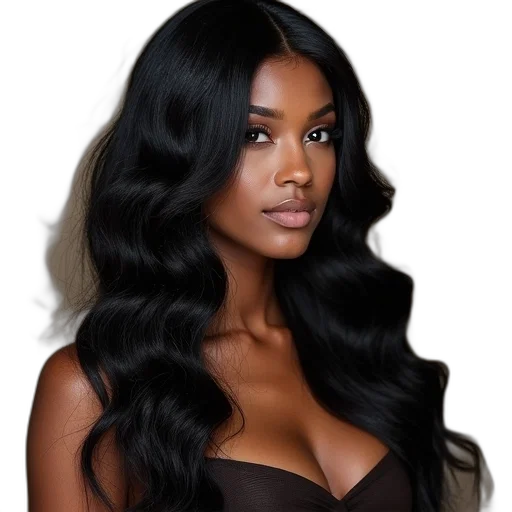 hair, earth tones, dark, anusha transparent PNG cut-out