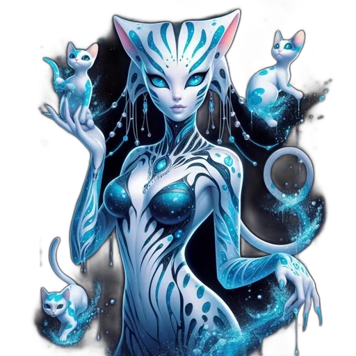 creature, comic book art, concept art, fantasy art transparent PNG cut-out