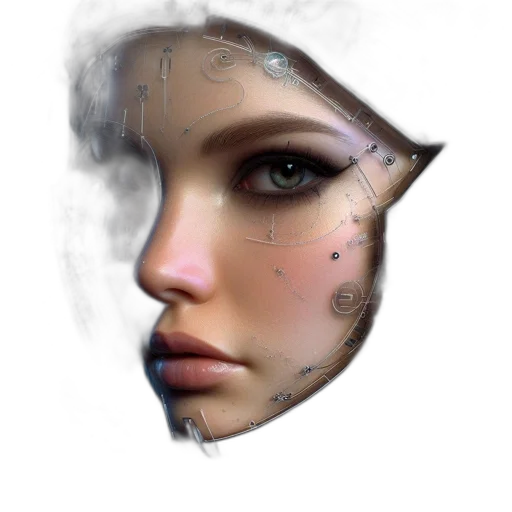 face, mask, robot, hat transparent PNG cut-out