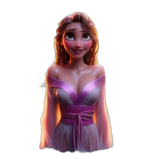 dress, jewelry, crown, face transparent PNG cut-out