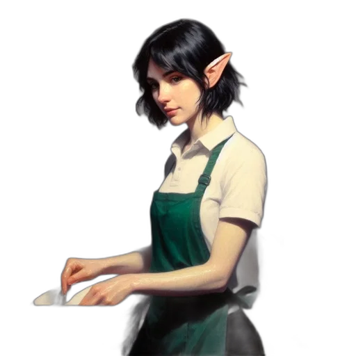 staff, face, dragon, fantasy art transparent PNG cut-out