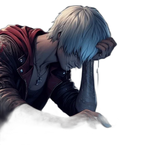 jacket, mask, face, creature transparent PNG cut-out