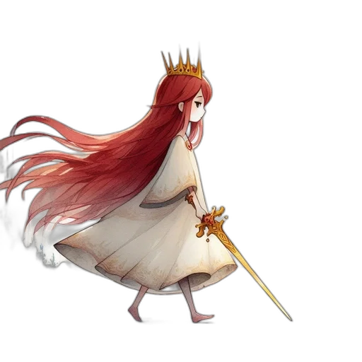 sword, crown, weapon, staff transparent PNG cut-out