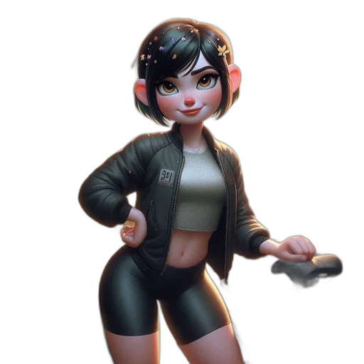weapon, jacket, staff, robot transparent PNG cut-out