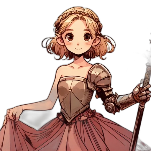 dress, sword, staff, weapon transparent PNG cut-out