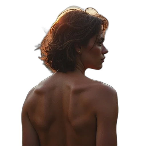 jewelry, dress, jacket, hair transparent PNG cut-out