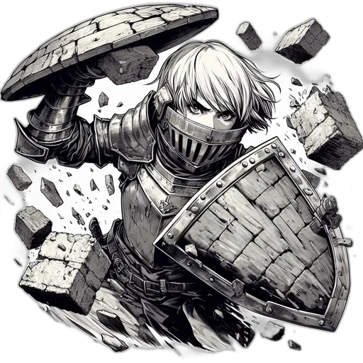 weapon, sword, mask, robot transparent PNG cut-out