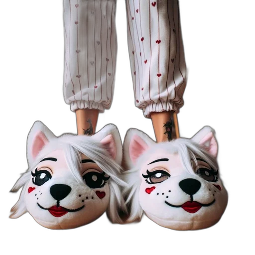 shoes, mask, 3d render, concept art transparent PNG cut-out