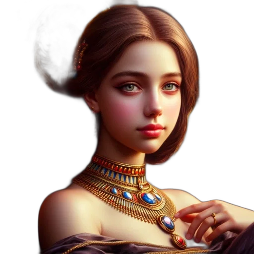 jewelry, crown, face, dress transparent PNG cut-out