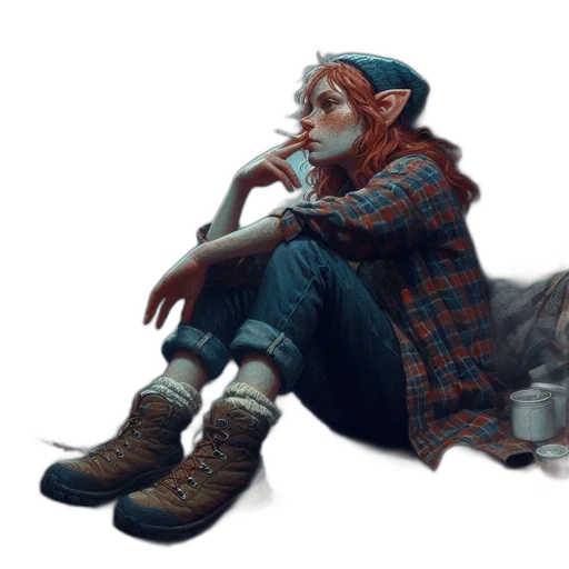 jacket, shoes, face, hat transparent PNG cut-out