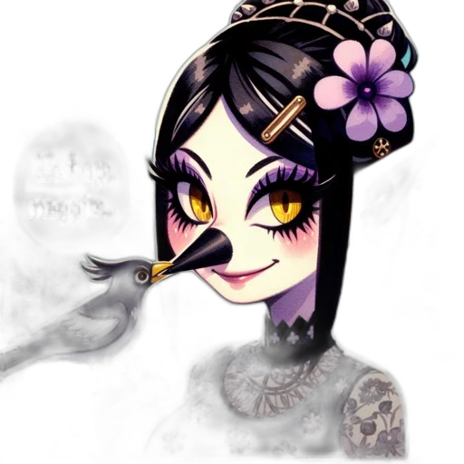 mask, staff, jewelry, fantasy art transparent PNG cut-out