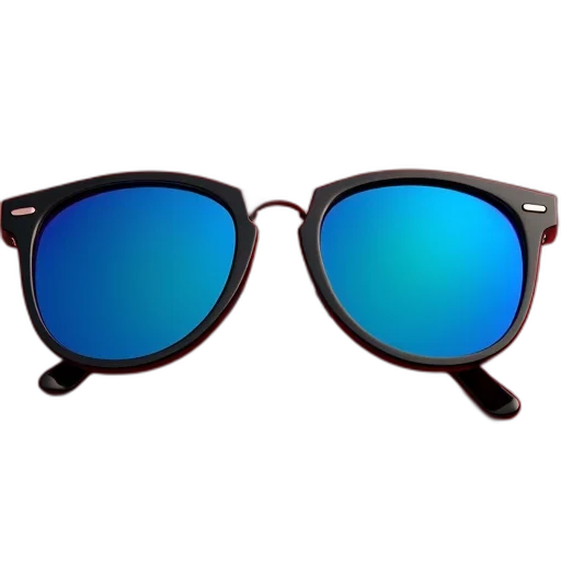 blue, pair, red, sunglasses transparent PNG cut-out