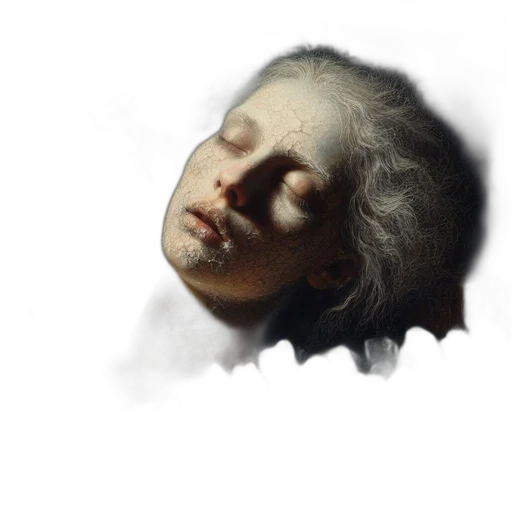 face, mask, hair, crown transparent PNG cut-out