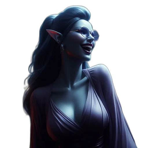 face, fantasy art, concept art, comic book art transparent PNG cut-out