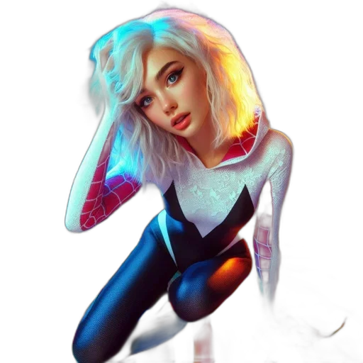 jacket, robot, hair, face transparent PNG cut-out