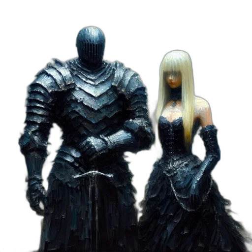 dress, sword, concept art, fantasy art transparent PNG cut-out