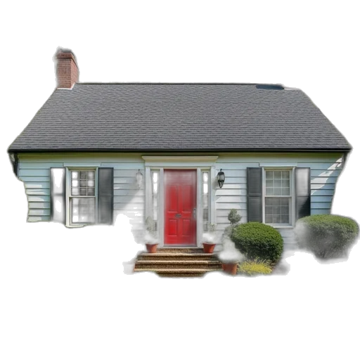 3d render, photorealistic, concept art, home transparent PNG cut-out