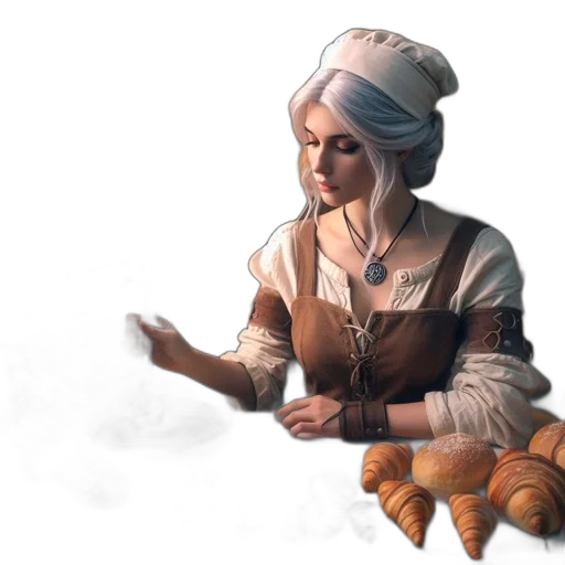staff, dress, jewelry, hat transparent PNG cut-out