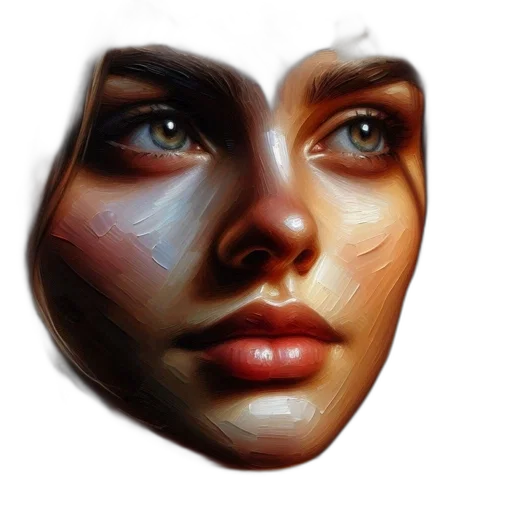 face, mask, jewelry, robot transparent PNG cut-out
