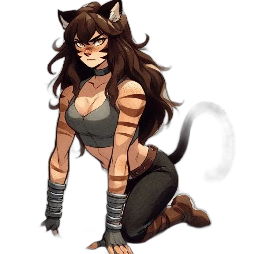 staff, animal, pixel art, fantasy art transparent PNG cut-out