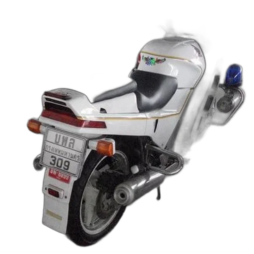 robot, 3d render, white, motorcycle transparent PNG cut-out