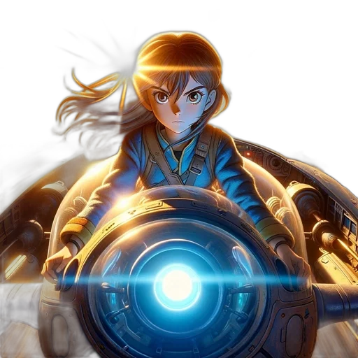sword, weapon, robot, staff transparent PNG cut-out