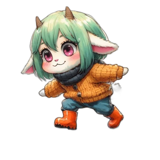 dragon, creature, animal, staff transparent PNG cut-out