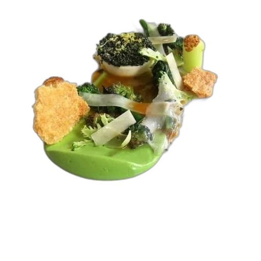 food, 3d render, photorealistic, green transparent PNG cut-out
