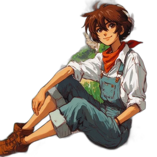 jacket, pixel art, concept art, watercolor transparent PNG cut-out