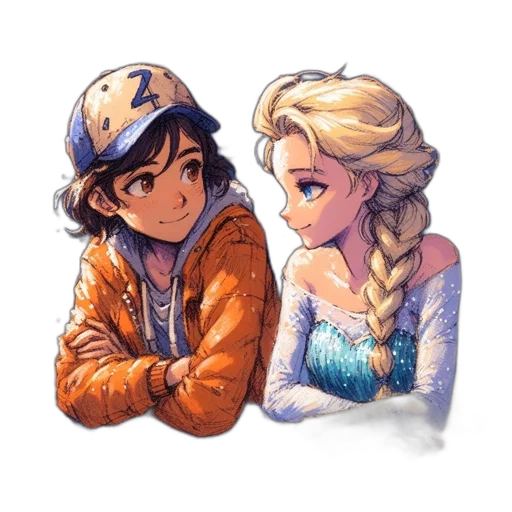 crown, hat, jacket, pixel art transparent PNG cut-out
