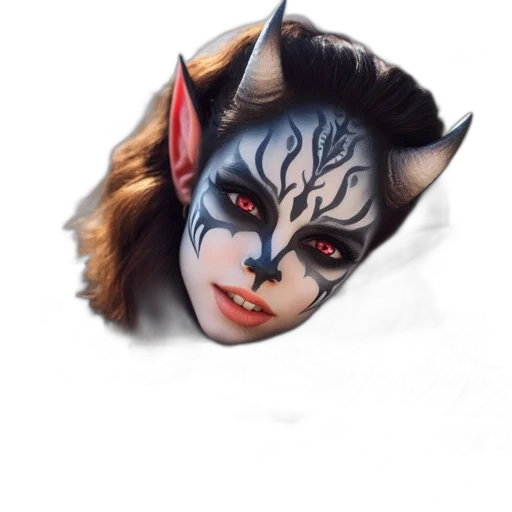 mask, creature, face, dragon transparent PNG cut-out
