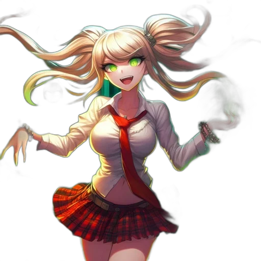 staff, dress, hair, weapon transparent PNG cut-out