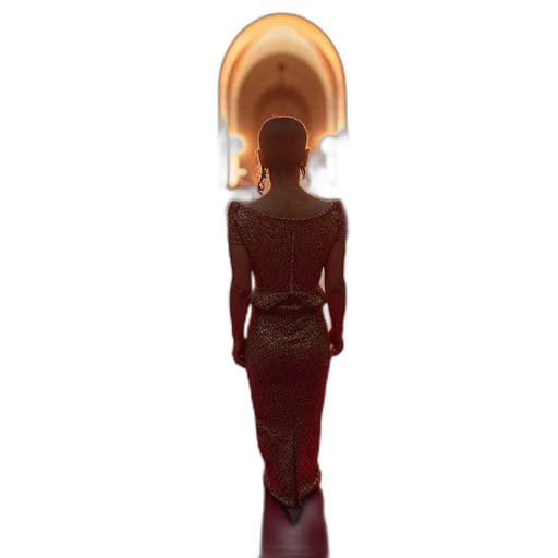 dress, staff, hat, crown transparent PNG cut-out