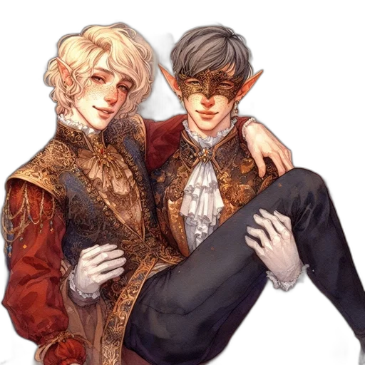 fantasy art, watercolor, concept art, pixel art transparent PNG cut-out