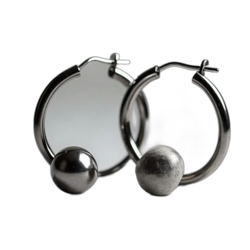 jewelry, two, pieces, surgical transparent PNG cut-out